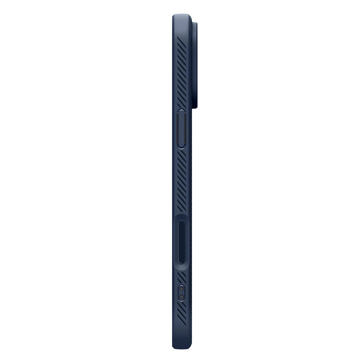 Накладка Spigen Liquid Air для iPhone 17 Pro, Тёмно-синяя (ACS10332). Фото 5