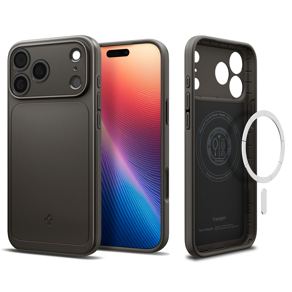 Накладка Spigen Thin Fit MagSafe для iPhone 17 Pro, Бронзовая (ACS10341). Фото 1