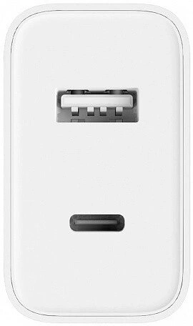 Сетевое зарядное устройство XiaoMi 33W Wall Charger (Type-A+Type-C), Белое (BHR4996GL). Фото 3