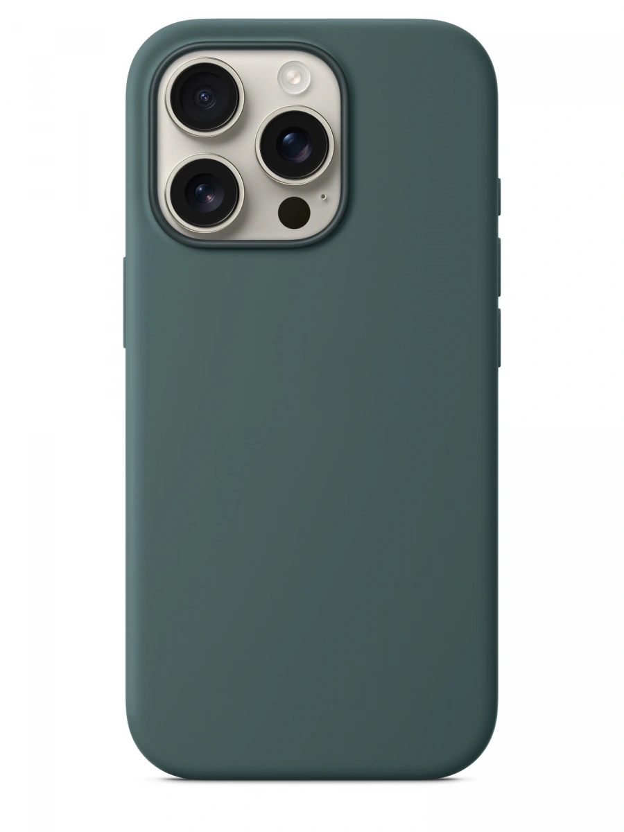 Накладка для iPhone 16 Pro Max Silicone Case With MagSafe, Lake Green. Фото 2