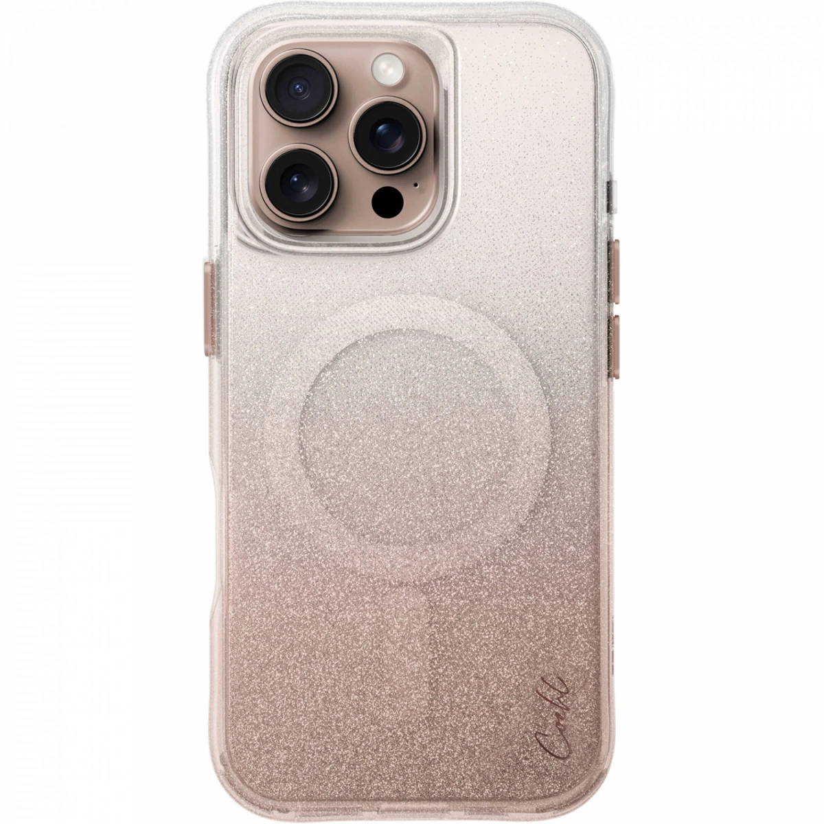 Накладка Uniq для iPhone 16 Pro Max COEHL Lumino (MagSafe), Rose Gold (IP6.9P(2024)-LUMMRGLD). Фото 1