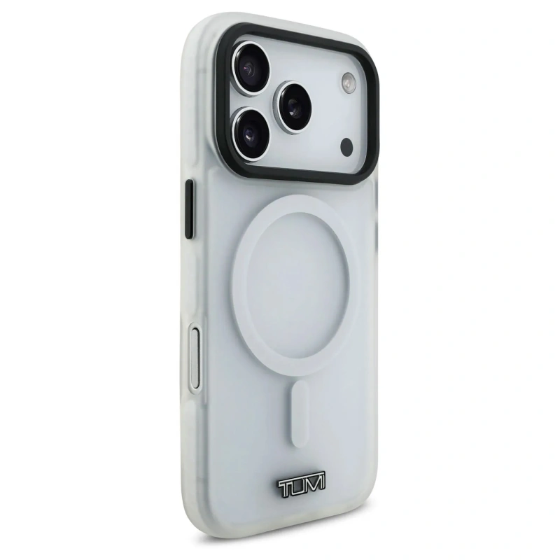 Накладка Tumi для iPhone 17 Pro Max ShockProof Froste (MagSafe), Белый (TUHMP17XHMP1TC). Фото 4