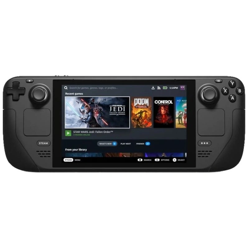 Портативная игровая консоль Valve Steam Deck 64Gb Black. Фото 1