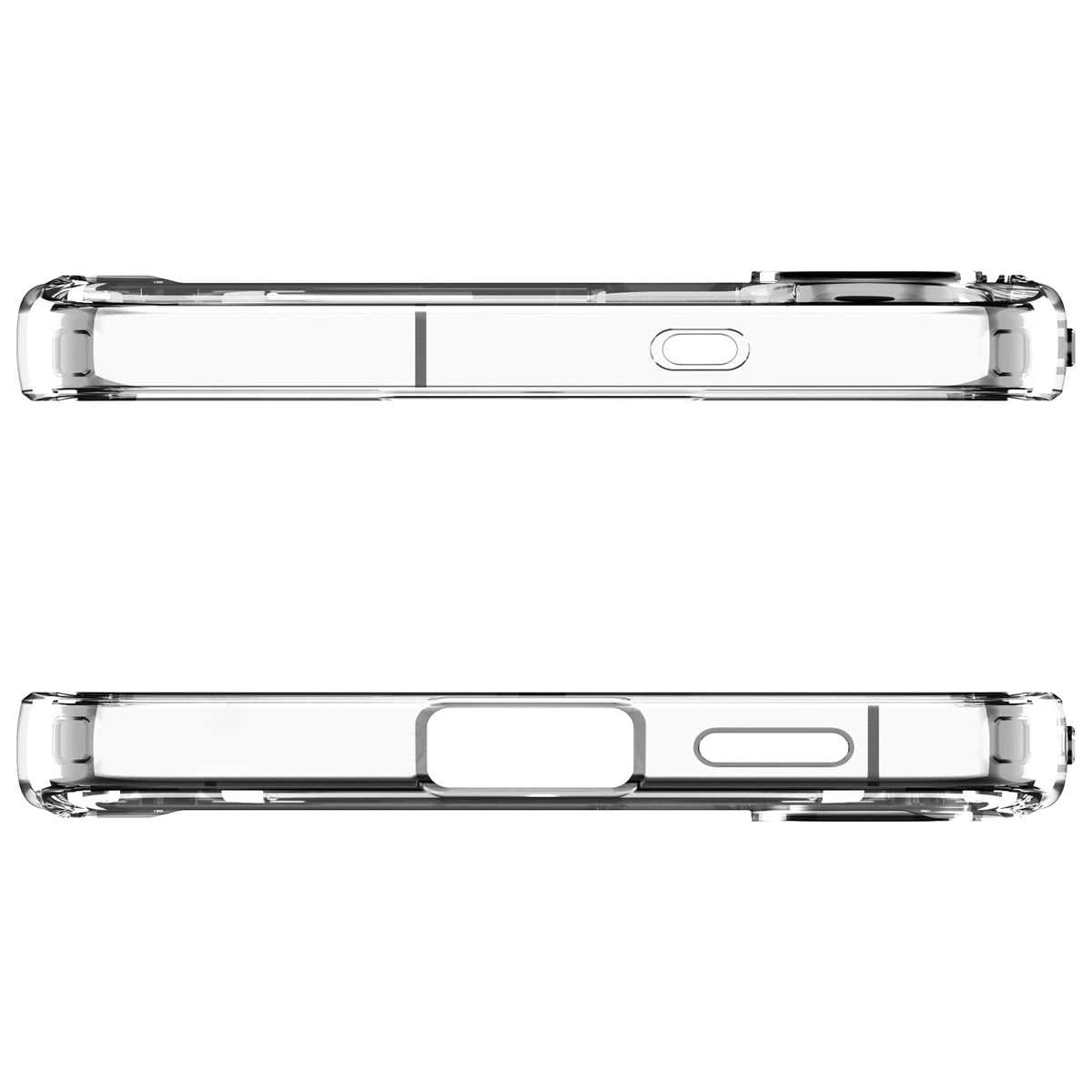Накладка Spigen Ultra Hybrid для Samsung Galaxy S25 FE MagSafe, Прозрачный (ACS10027). Фото 5