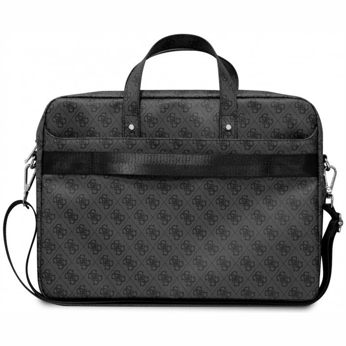 Сумка для ноутбука Guess 4G Bag with Triangle metal logo для ноутбуков 13/"15"/16", Серая (GUCB15P4TK). Фото 2
