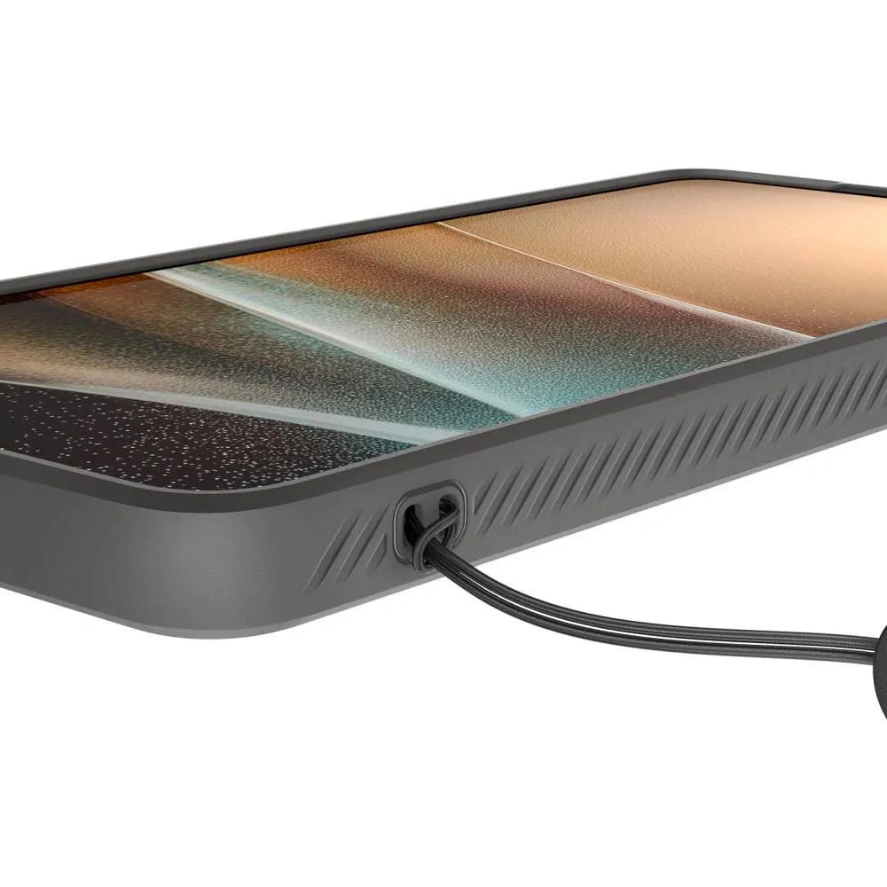 Накладка Spigen Liquid Air для Samsung Galaxy S26 Ultra, Мраморно-серая (ACS11205). Фото 2