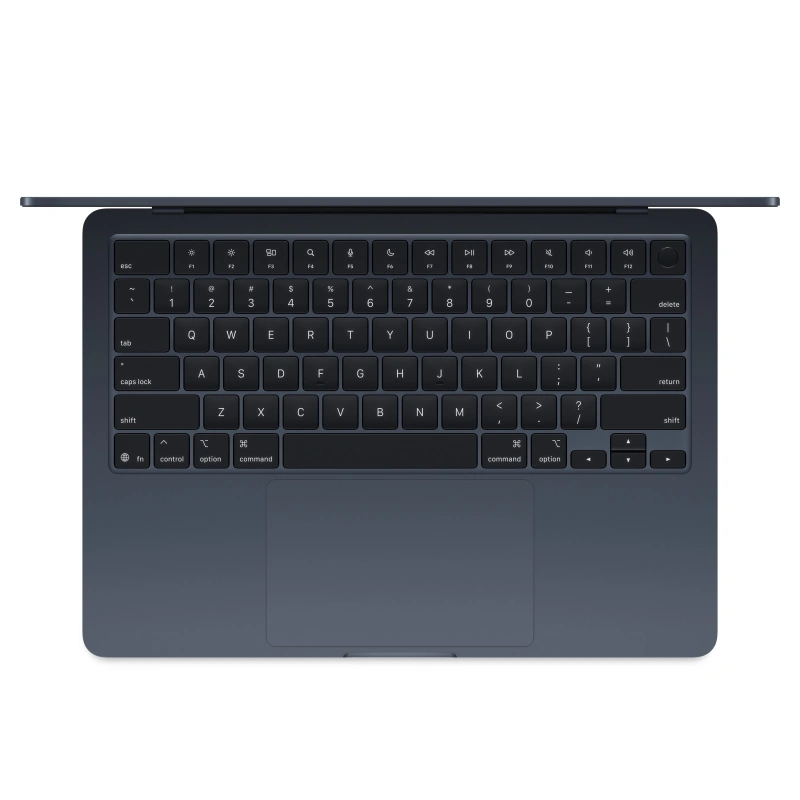 Apple MacBook Air 13" 2025 Тёмная ночь (MW133) (M4, 10-ядер CPU/10-ядер GPU, 16 ГБ, 512 ГБ SSD). Фото 2