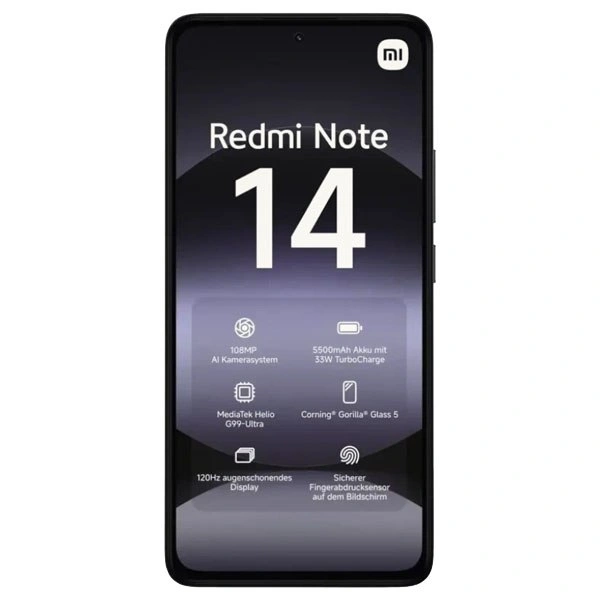 Смартфон Redmi Note 14 8/256Гб Чёрный (Без адаптера). Фото 2