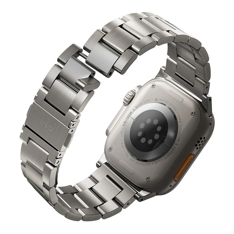 Ремешок Uniq для Apple Watch 44/45/46/49мм OSTA Steel Strap with Self-Adjustable Links, Silver (49MM-OSTASIL). Фото 2