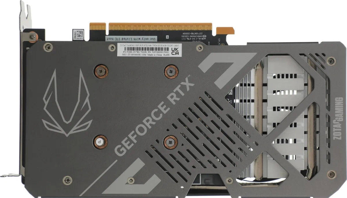 Видеокарта Zotac GeForce RTX 5060 GAMING Twin Edge 8GB GDDR7 128 bit PCIe 5.0. Фото 3