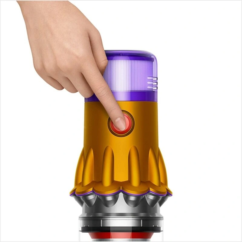 Беспроводной пылесос Dyson V12S Detect Slim Submarine Yellow/Nickel (SV46). Фото 3