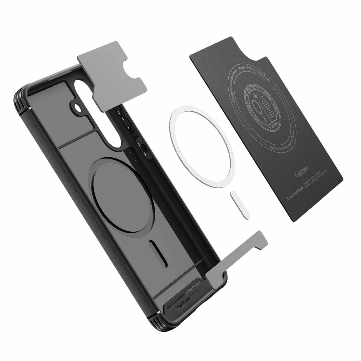 Накладка Spigen Core Armor для Samsung Galaxy S25 FE MagSafe, Чёрная матовая (ACS10021). Фото 4