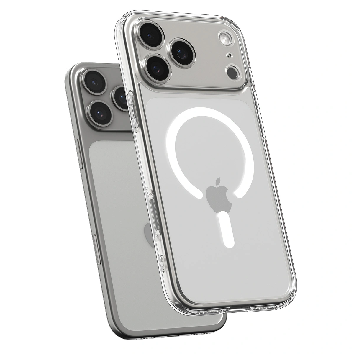 Накладка Spigen Ultra Hybrid MagSafe для iPhone 17 Pro Max, Прозрачно-белая (ACS10282). Фото 5