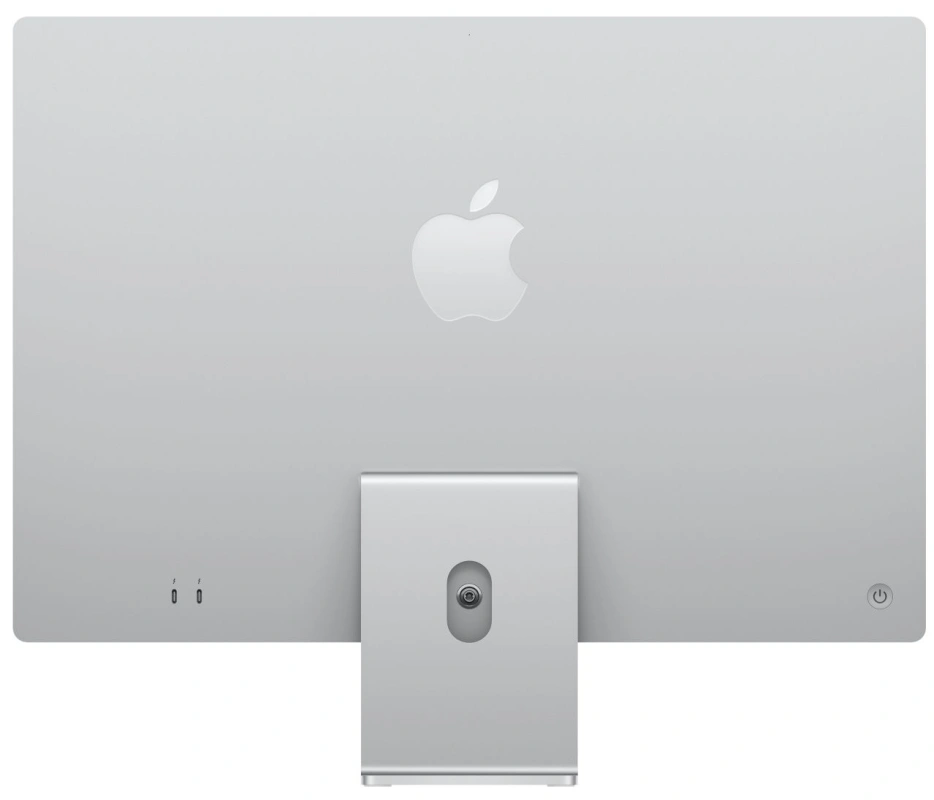 Apple iMac 24" Retina 4,5K, (MQR93) (M3, 8-ядер CPU, 8-ядер GPU, 8 ГБ, 256 ГБ SSD, 2023), Серебристый. Фото 2