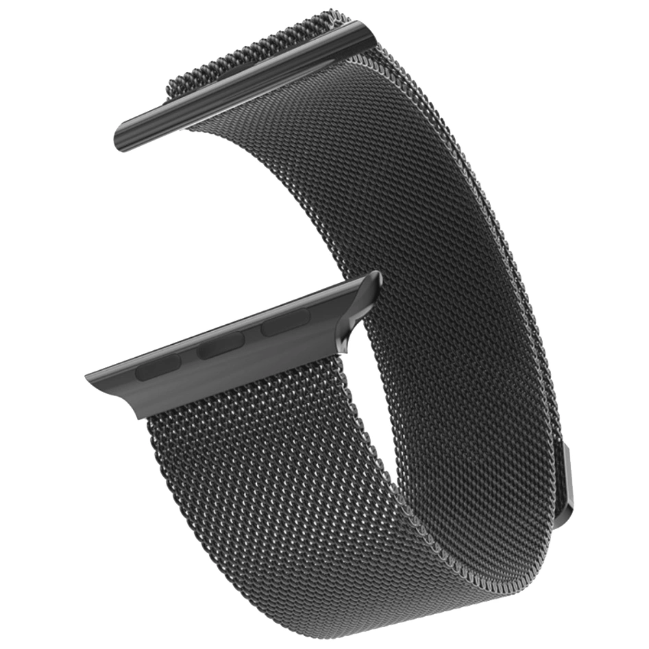 Ремешок для Apple Watch 44/45/46/49мм миланский сетчатый браслет, Grey. Фото 1