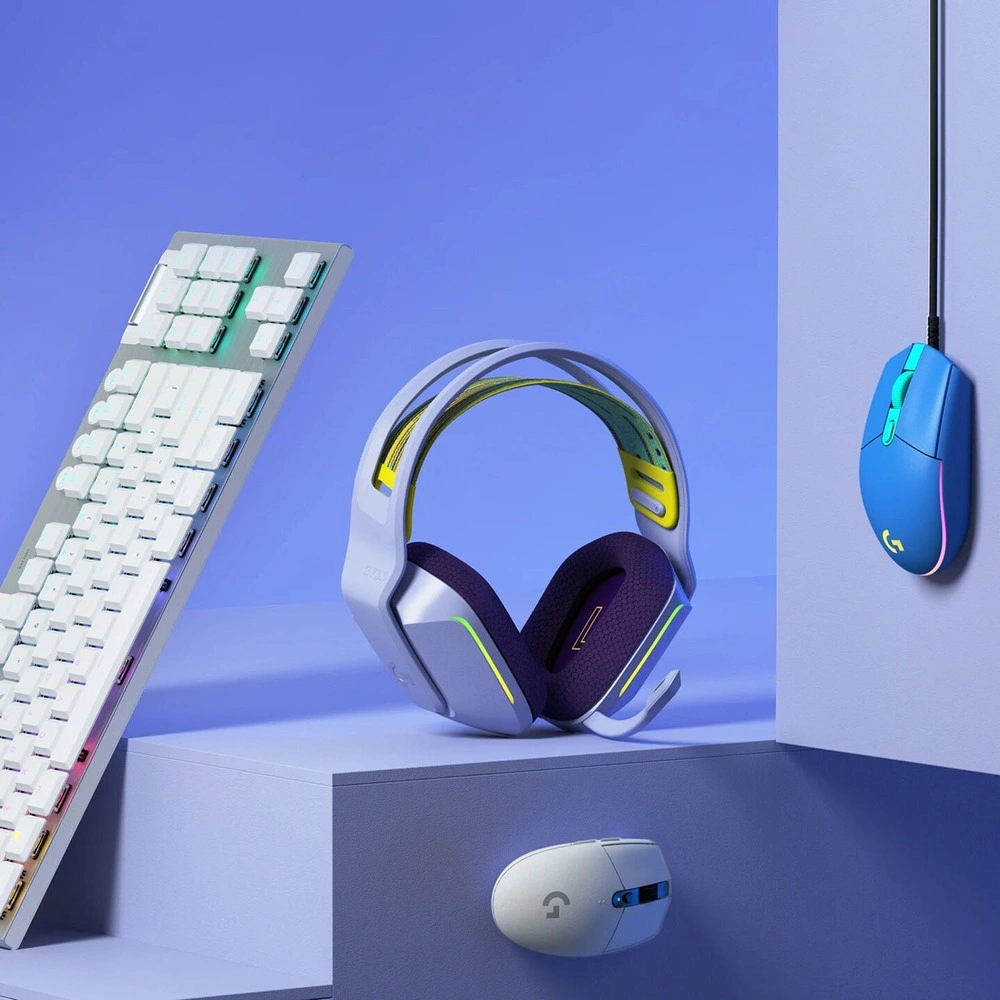 Гарнитура игровая Logitech G733 Lightspeed, Белый (981-000943). Фото 4