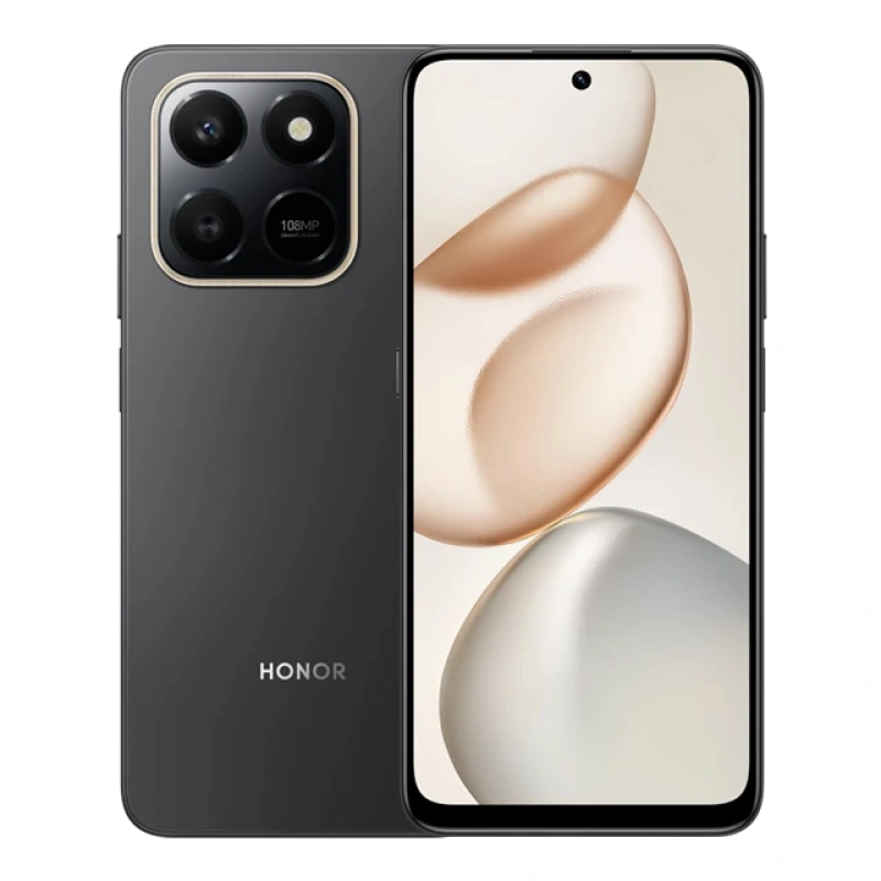 Смартфон Honor X7d 8/256Гб Вельветовый чёрный (LGN-LX1). Фото 1