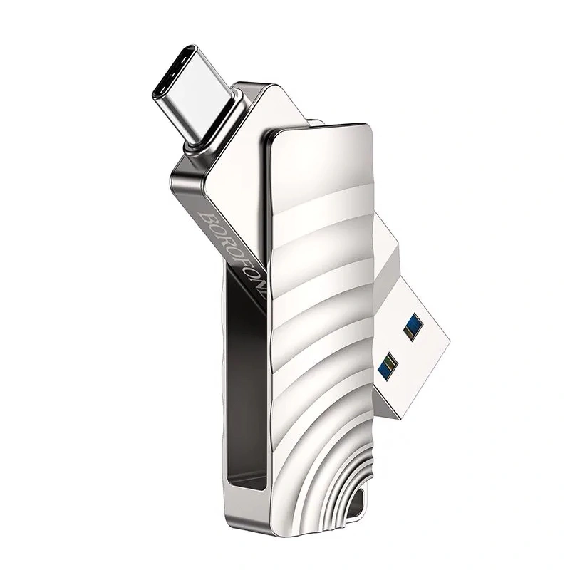 Накопитель Borofone BUD3 USB 3.0 + USB-C 128Gb. Фото 1