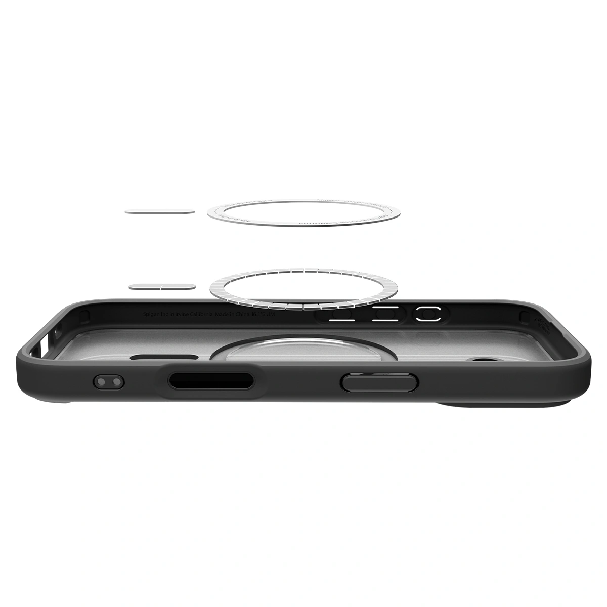 Накладка Spigen Ultra Hybrid MagSafe для iPhone 17, Frost Black (ACS10383). Фото 7