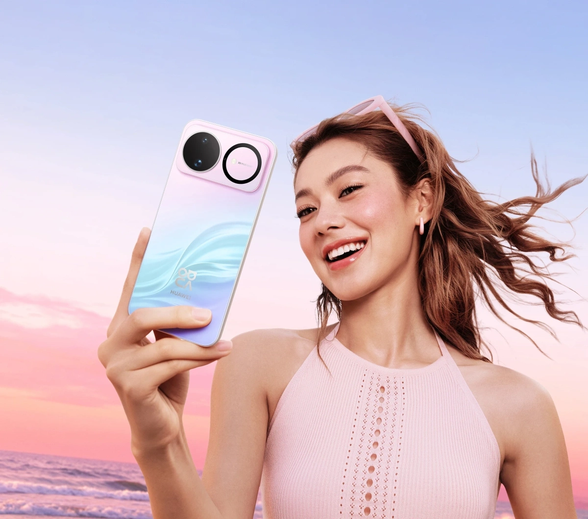 Смартфон Huawei Nova 16S 12/256Гб, Переливающийся голубой (EMA-LX9). Фото 7