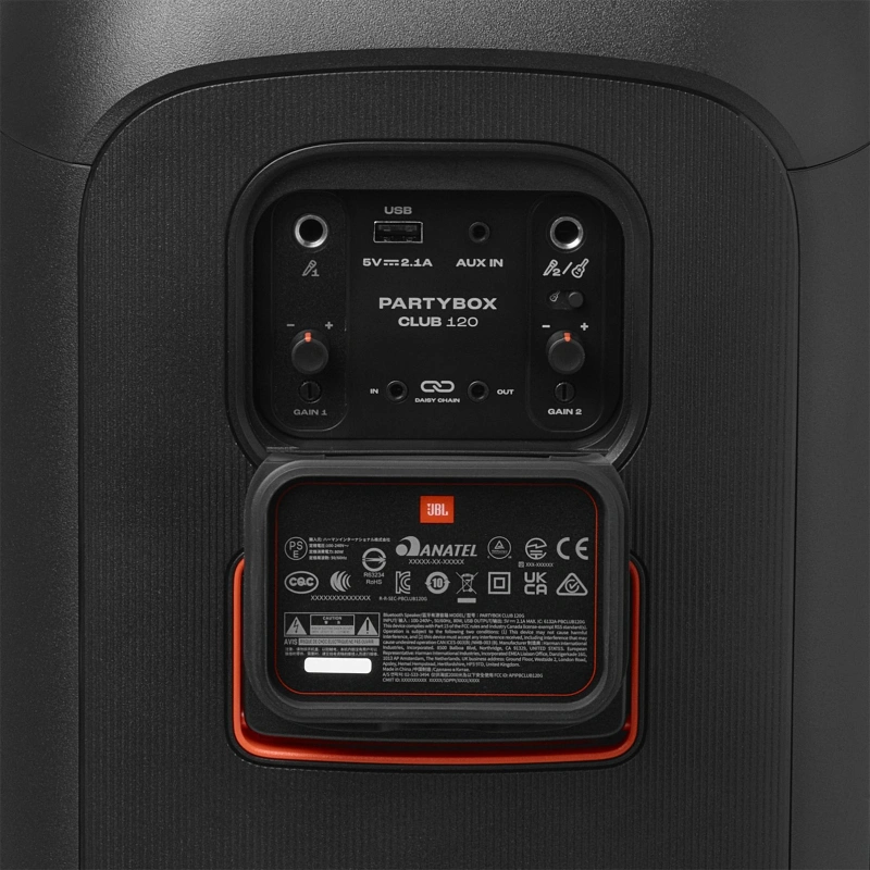 Беспроводная акустика JBL Partybox 120, Чёрная. Фото 7