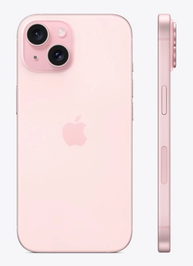 Смартфон Apple iPhone 15 Plus 128Гб Розовый (eSIM+SIM) (Без RuStore). Фото 2