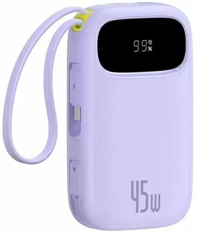 Внешний аккумулятор Baseus EnerFill FC31 10000mAh Qpow 3 45W, Фиолетовый (E0028C02). Фото 2