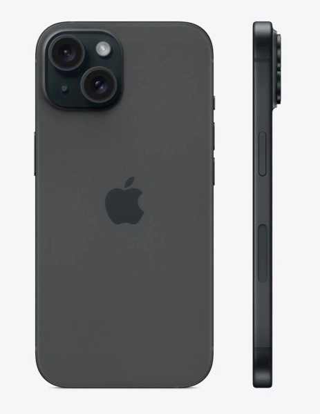 Смартфон Apple iPhone 15 128Гб Чёрный (eSIM) (Без RuStore). Фото 2