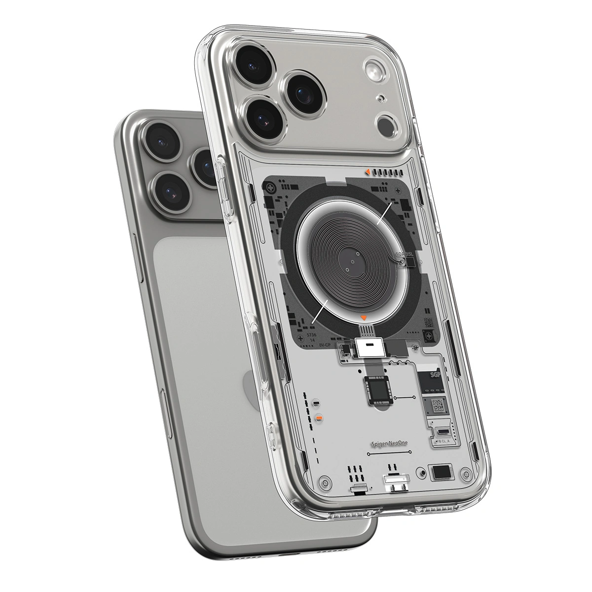 Накладка Spigen Ultra Hybrid (MagSafe) для iPhone 17 Pro, Прозрачная (ACS10354). Фото 5