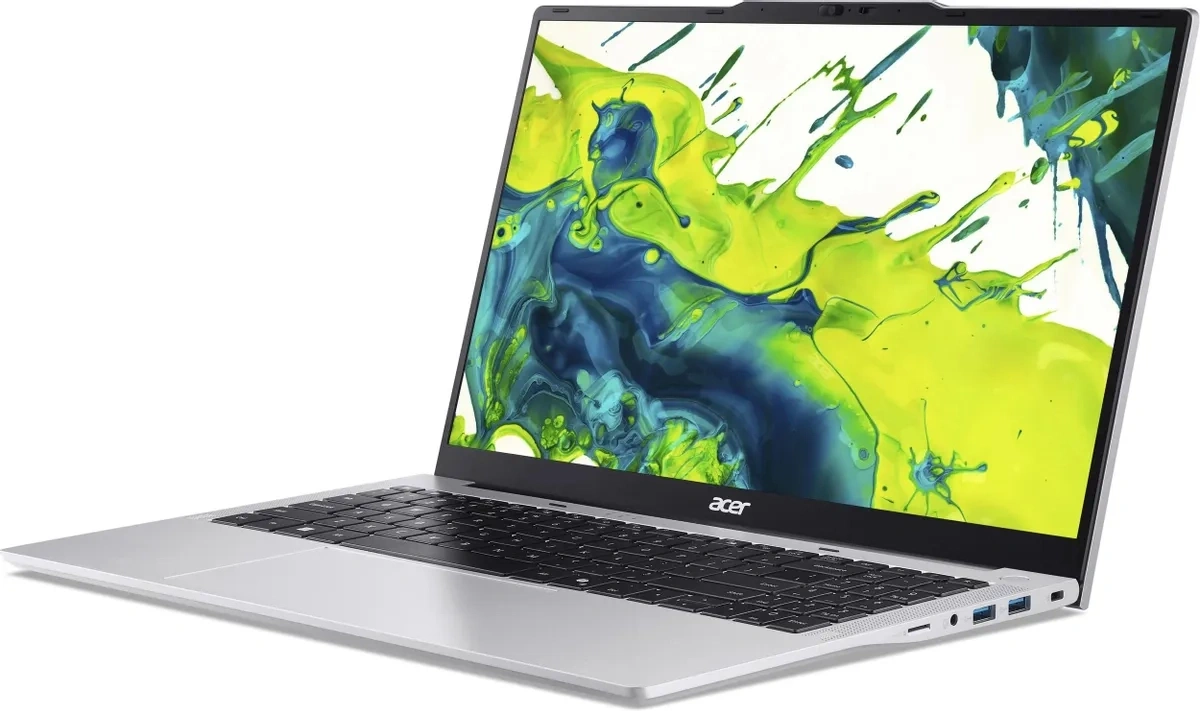 Ноутбук Acer Aspire Lite, Серебристый (AL15-72P-595Y) (15.6", Intel Core i5 13420H, 16 Гб DDR5, 512 Гб SSD, Intel UHD Graphics, noOS) NX.D5HEX.001. Фото 3