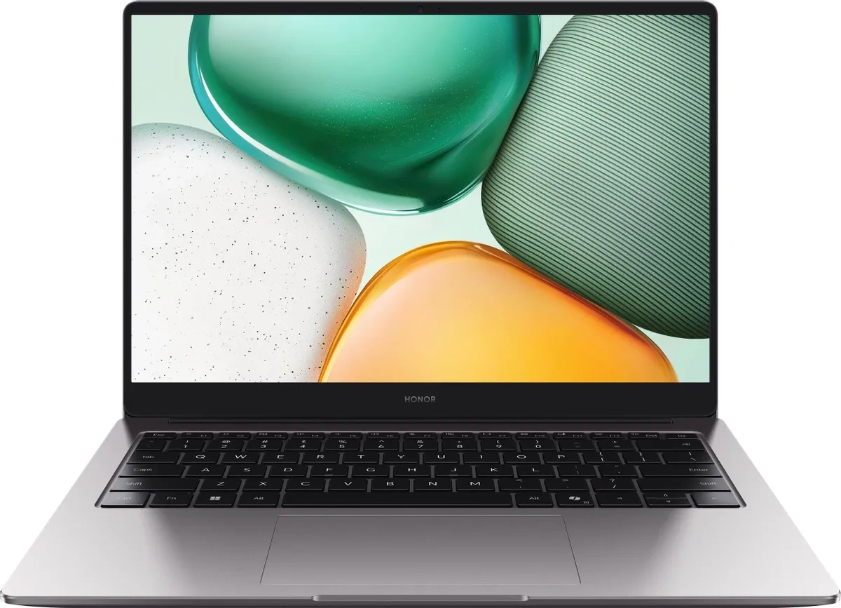 Honor MagicBook X 14 2025 Облачный серый (GDG-X) (14" IPS, Intel Core i5 12450H, 8ГБ, 512ГБ SSD, Intel UHD Graphics, no OS) (5301ALWY). Фото 1