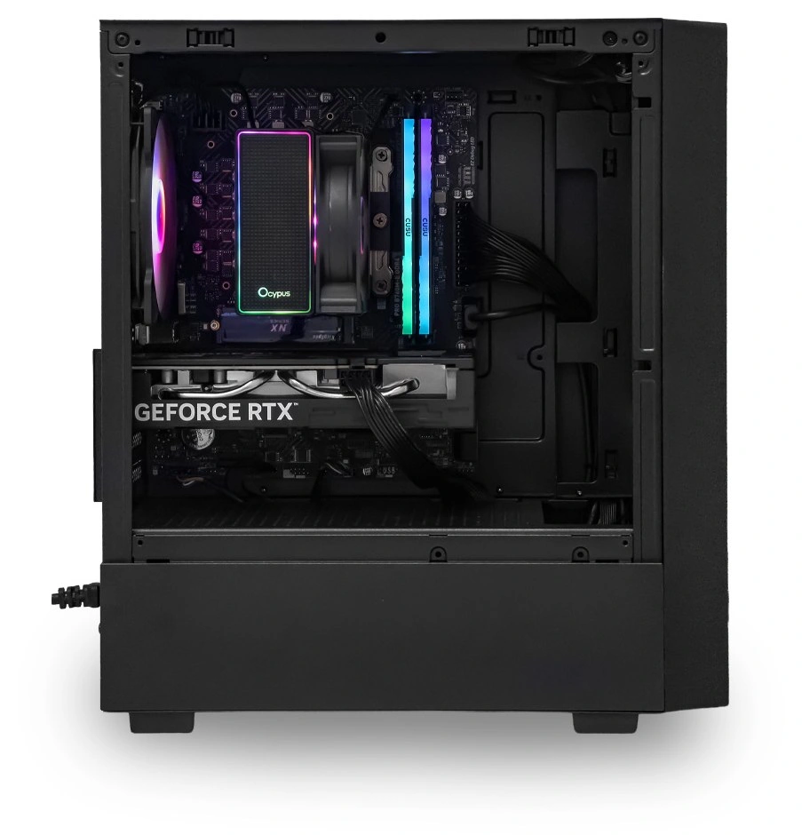 Системный блок CORE M (SM02 Intel Core i5-12400F, 32Гб DDR4, RTX5060, SSD 1Тб M.2, MSI B760M-E, 650Вт). Фото 3