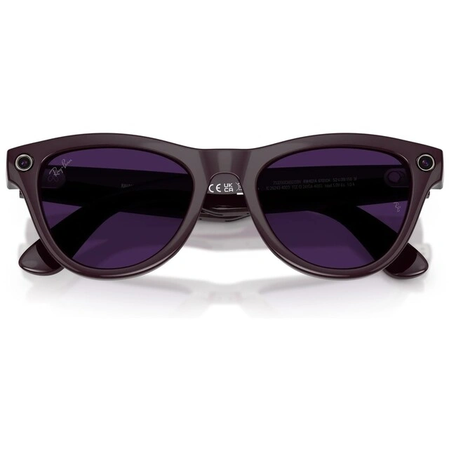 Умные очки Ray Ban Skyler (Gen 2) RW4014 Глянцевый мистический фиолетовый/Аметистовый фотохром M 150-52mm (601/1M52). Фото 6