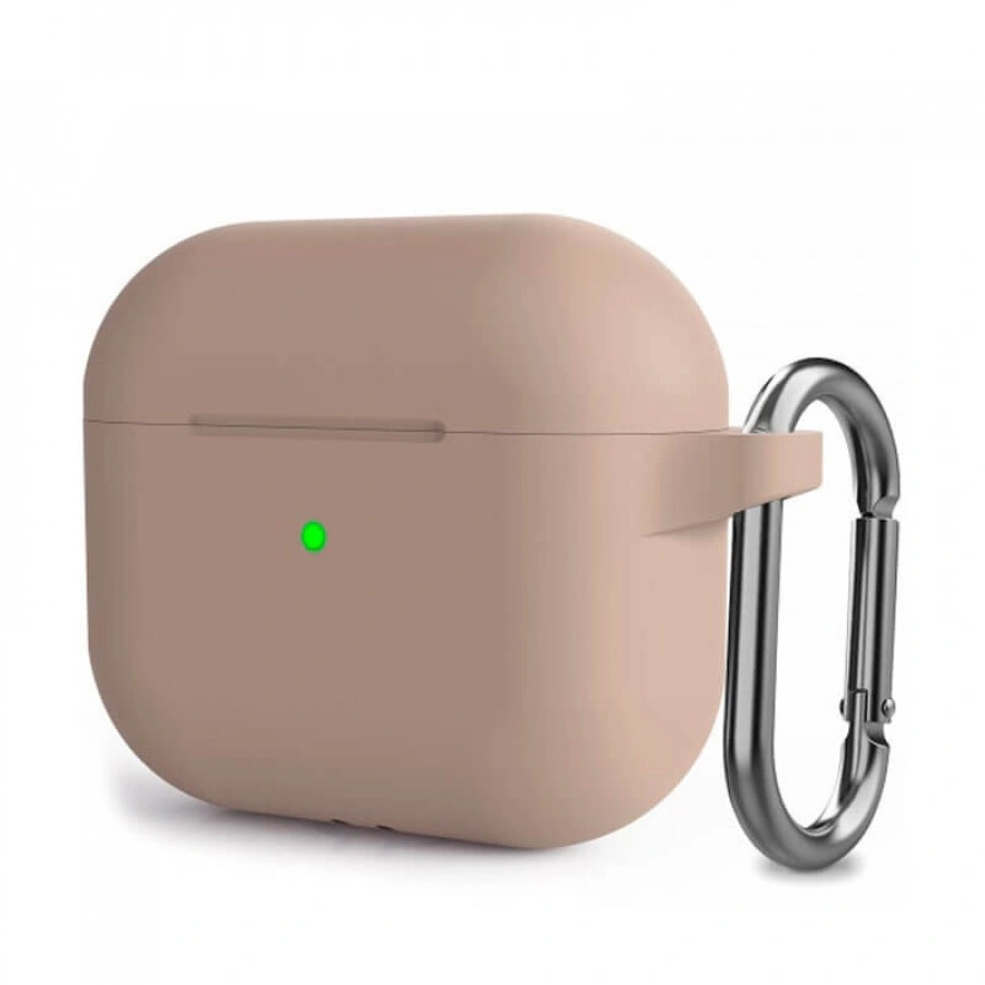 Чехол Silicone Case для наушников AirPods 3, Pink Sand. Фото 1