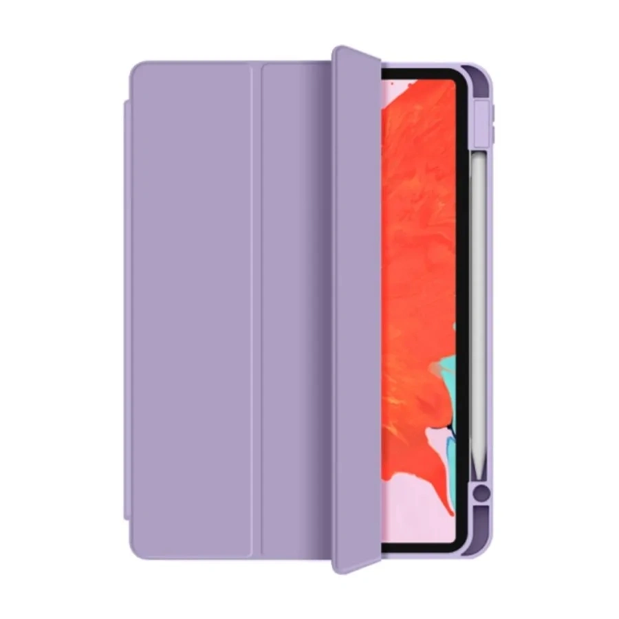Чехол Wiwu Protective Case With pencil holder для iPad Pro 12.9" (2018-2021)/Air 13" (2024), Фиолетовый. Фото 1