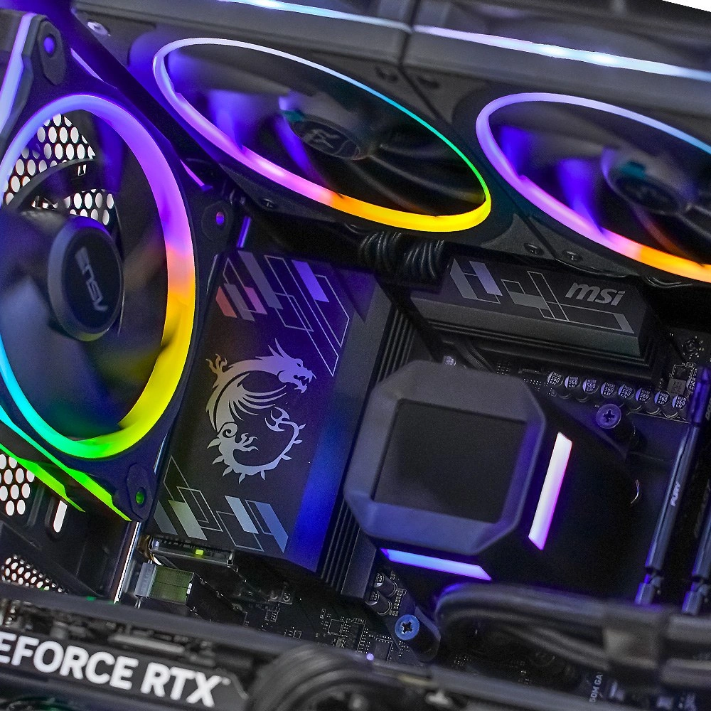 Системный блок CORE PRO (AP202 Ryzen 7 7800X3D, 32Gb DDR5, RTX5070, SSD 1Tb M.2, B850 GAMING PRO, 850Вт). Фото 5