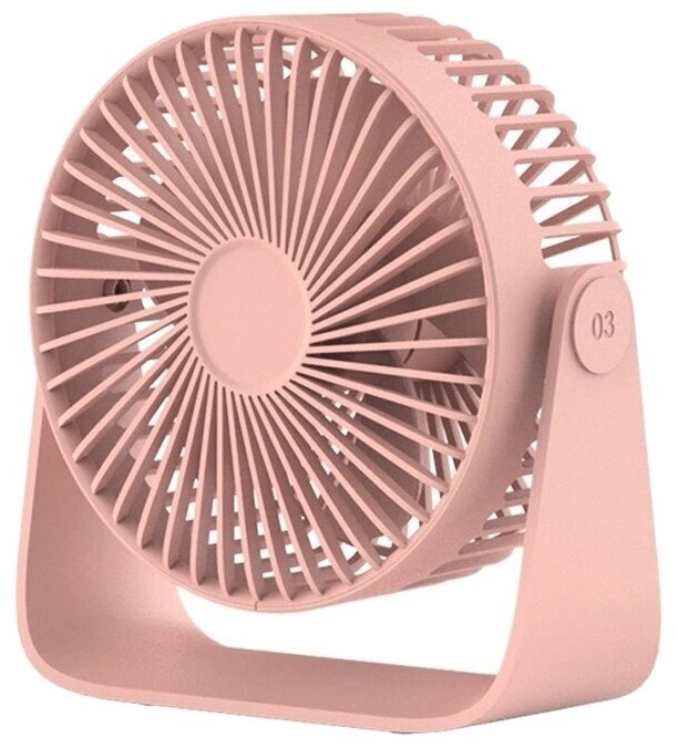 Вентилятор настольный Sothing Free USB Desktop Fan GF03, Розовый. Фото 1