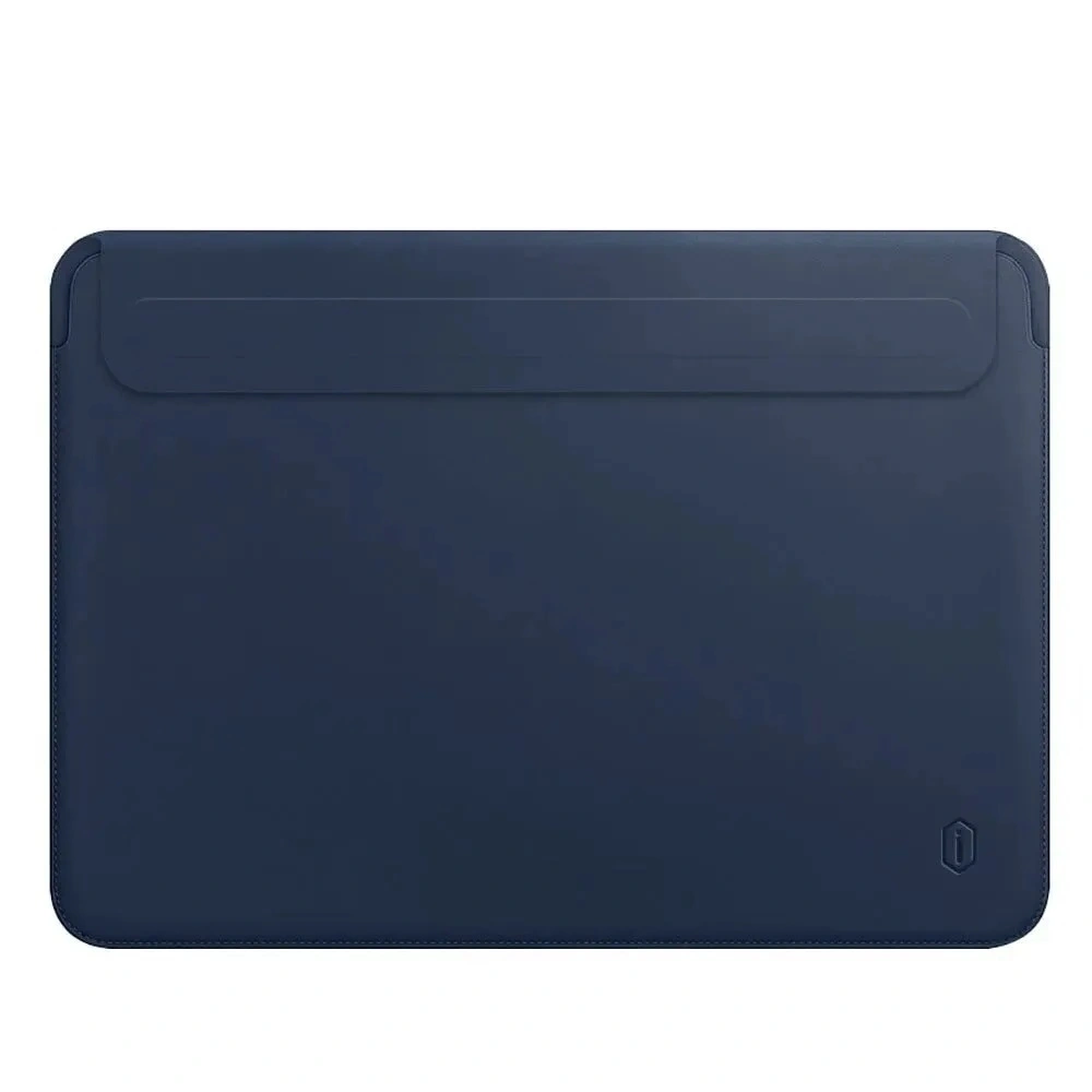Чехол Wiwu Skin New Pro 2 Leather Sleeve для MacBook Pro 15.3, Синий. Фото 1