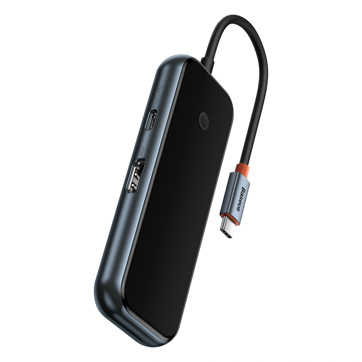 Хаб Baseus AcmeJoy 5-Port Type-C Hub Adapter, Темно-серый (WKJZ010213). Фото 6