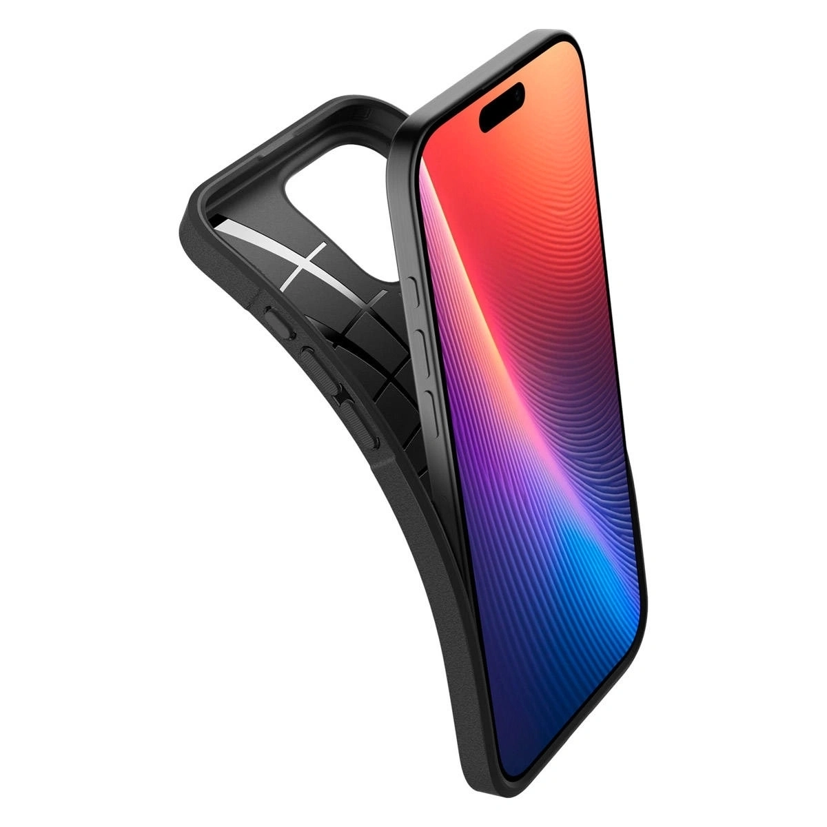 Накладка Spigen Core Armor для iPhone 16 Pro, Matte Black (ACS08157). Фото 6