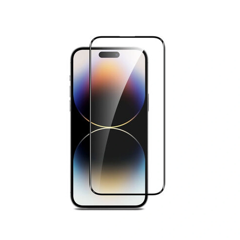 Защитное стекло для iPhone 15 Pro, Чёрное. Фото 1