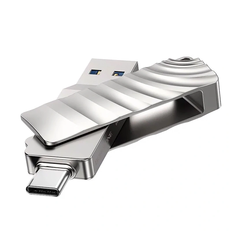 Накопитель Borofone BUD3 USB 3.0 + USB-C 128Gb. Фото 2