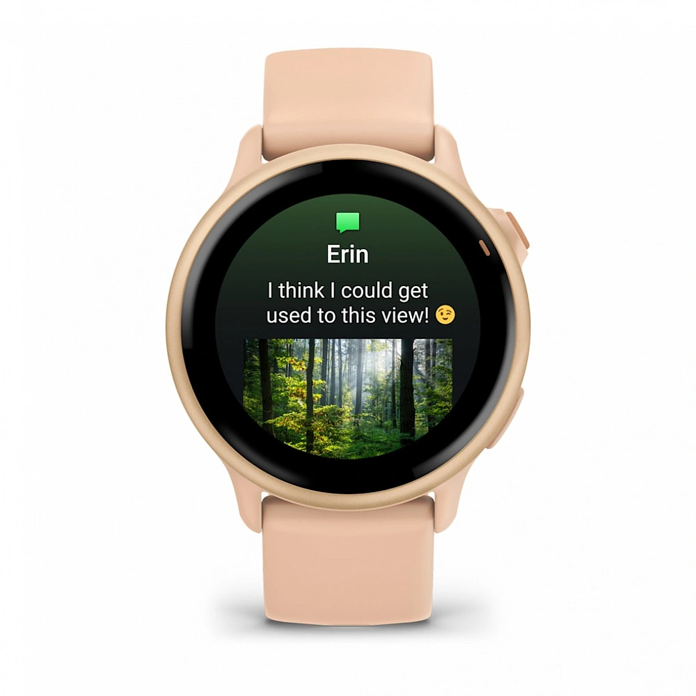 Умные часы Garmin Vivoactive 6 Metallic Pink Dawn with Pink Dawn Band (010-02985-43). Фото 2