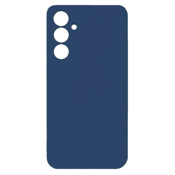 Накладка Silicone Case Logo для Samsung Galaxy A25 5G, Тёмно-синяя. Фото 1