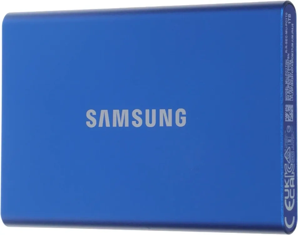 Внешний диск Samsung T7 1.0 Тб, USB-C, Индиго (MU-PC1T0H/WW). Фото 3