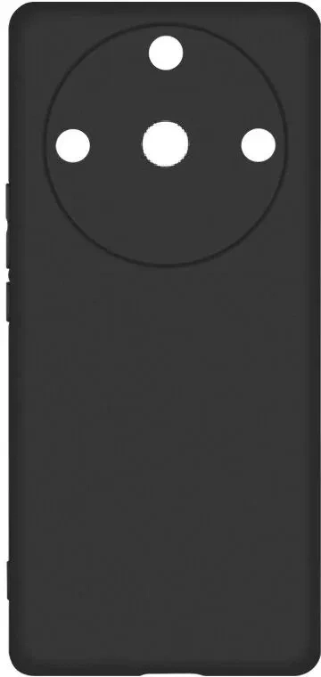 Накладка Silicone Case для Realme 11 Pro 5G/11 Pro Plus 5G, Чёрная. Фото 1