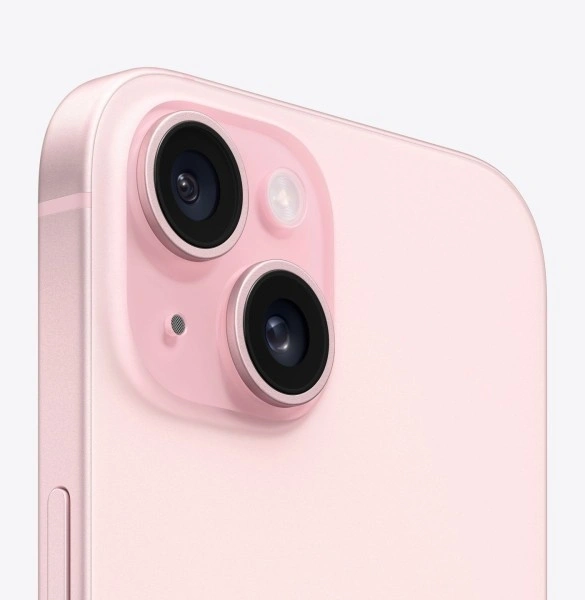 Смартфон Apple iPhone 15 256Гб Розовый (eSIM+SIM) (Без RuStore). Фото 3