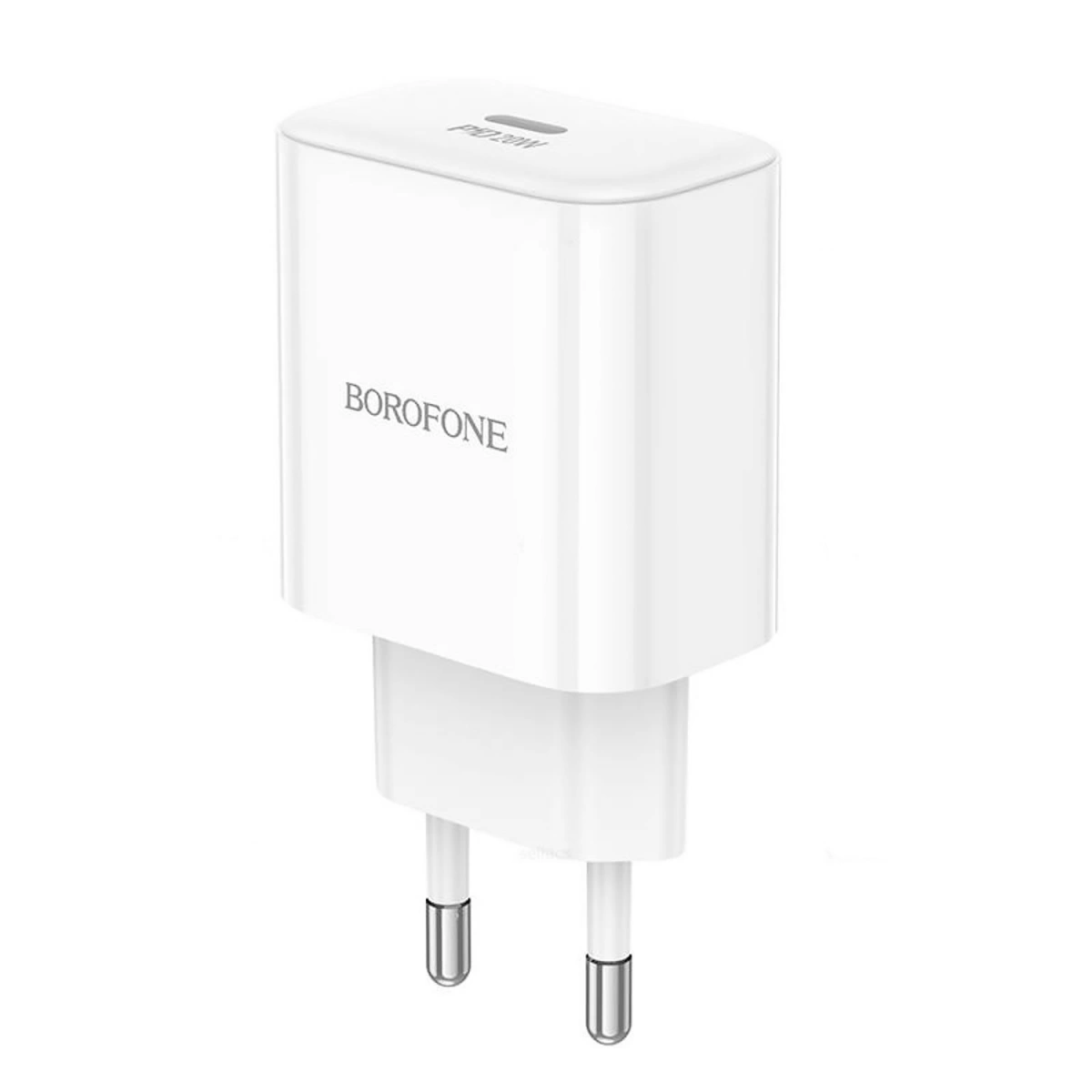 Сетевое зарядное устройство Borofone BA81A PD20W QC3.0, Белое. Фото 1