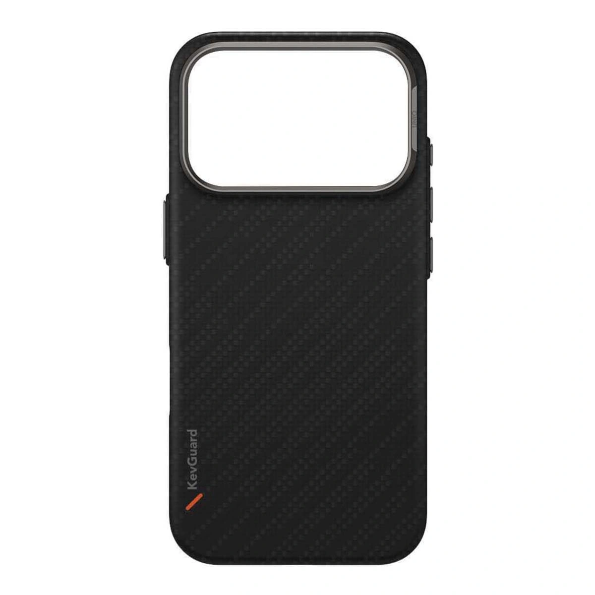 Накладка Uniq Keva Edge Aramid Case MagSafe для iPhone 17 Pro Max, Чёрный карбон (IP6.9P(2025)-KEVAEDMCBLK). Фото 2