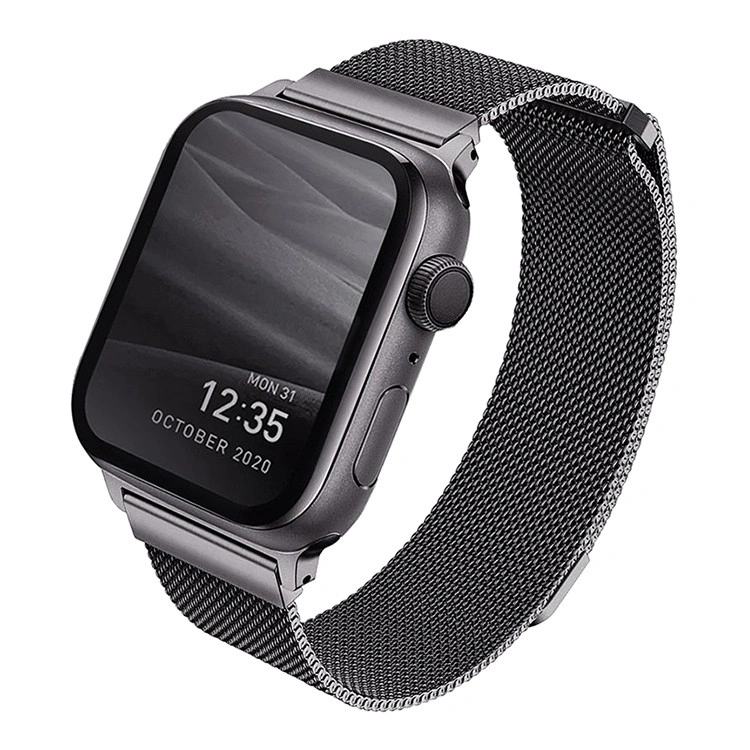 Ремешок Uniq Dante Strap Mesh Steel для Apple Watch 44/45/46/49мм, Graphite (44MM-DANGRP). Фото 1